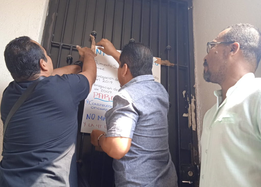 La CETEG cierra otras 5 oficinas de la SEG; ya suman 41, en Chilpancingo