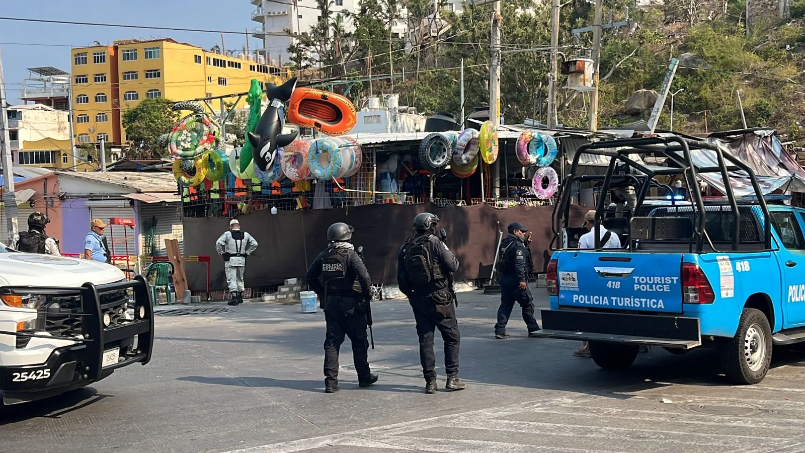 En Acapulco… Ataque a balazos deja un muerto y dos heridos, en mercado Santa Lucía