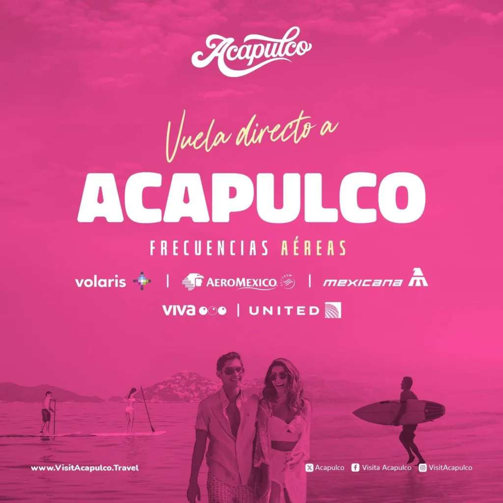 Acapulco fortalece su conectividad aérea