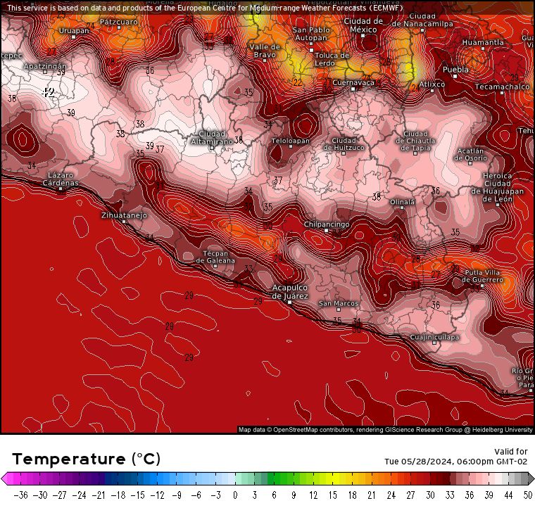 Continuarán registrándose altas temperaturas en Guerrero: SGIRPCGRO