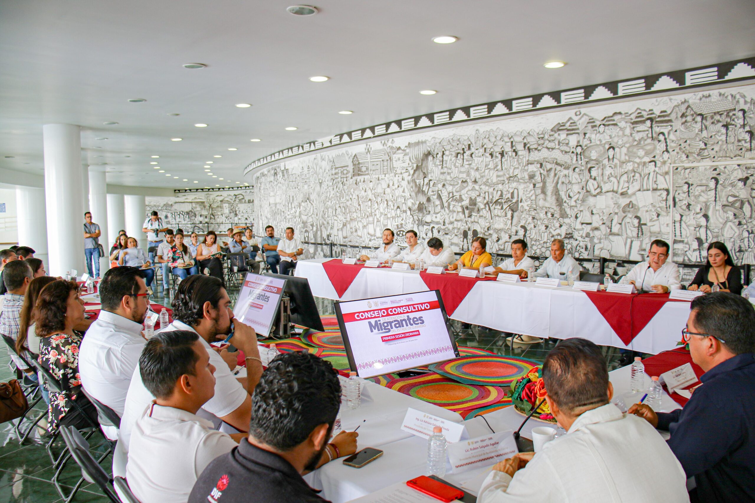 Celebra Semai primera sesión del consejo consultivo de atención a migrantes del estado de Guerrero