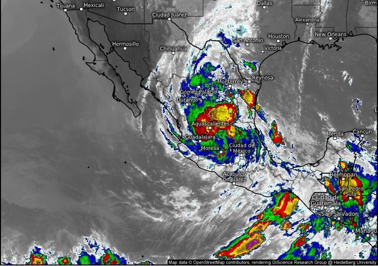 Remanentes de la depresión tropical Alberto podrían generar lluvias en Guerrero