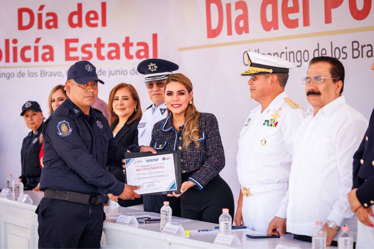 Refrenda Evelyn Salgado respaldo a la Policía Estatal con presupuesto histórico para la Seguridad de Guerrero
