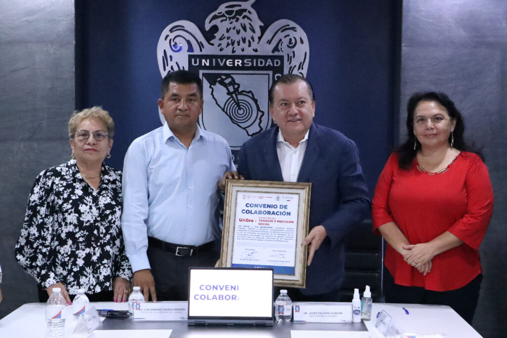 Firman convenio de colaboración la Secretaría del Trabajo y Previsión Social y la Universidad Autónoma de Guerrero