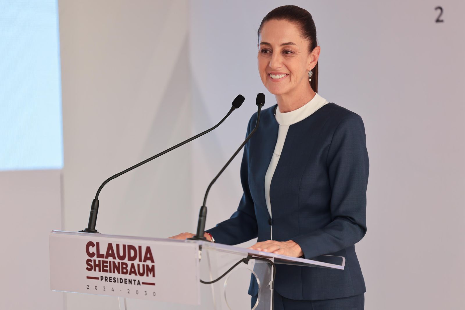 Claudia Sheinbaum anuncia la construcción de tres mil kilómetros de tren de pasajeros en el norte del país para el próximo sexenio