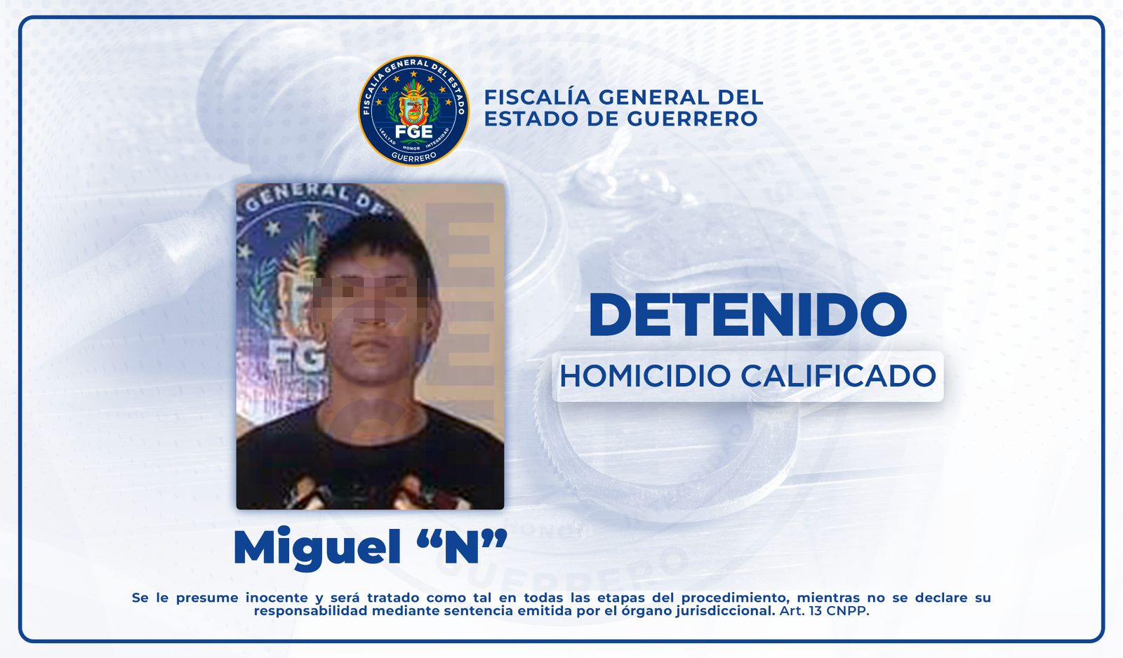 Detienen a presunto homicida en Acapulco