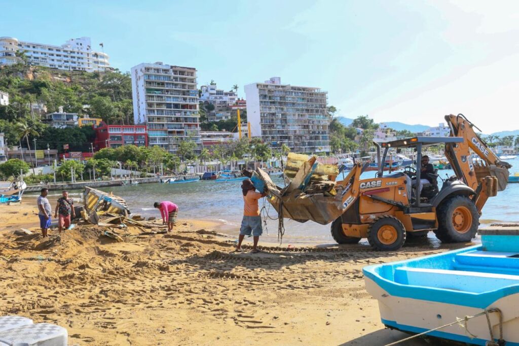 Gobierno del estado implementa acciones integrales de limpieza en Acapulco