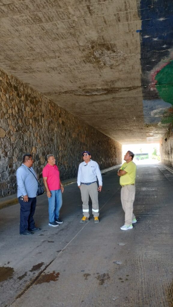 Supervisa Gobierno de Abelina López Rodríguez túnel de La Quebrada