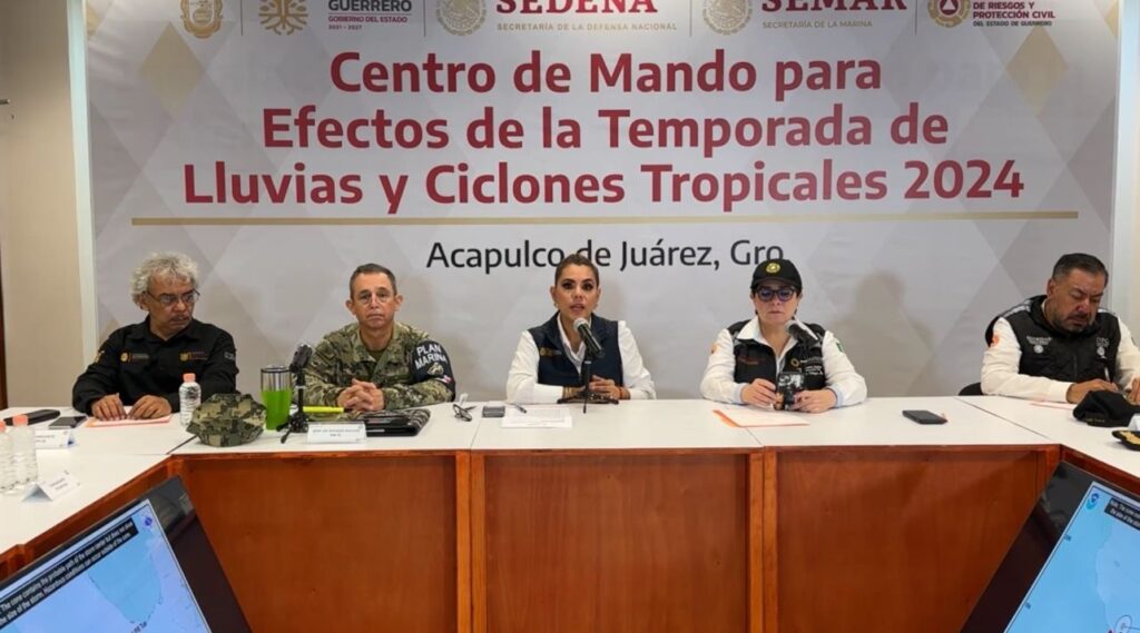 Activan Gobierno de Guerrero y Protección Civil Nacional plan de atención a emergencias ante impacto del huracán “John” en la Costa Chica