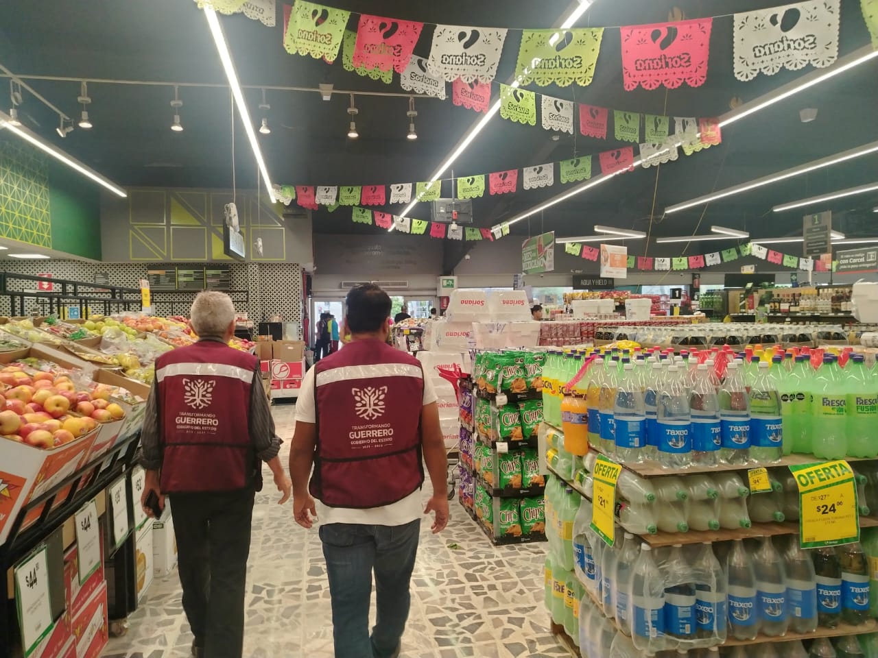 Está garantizado el abasto de alimentos en los municipios afectados el huracán John: SEFODECO