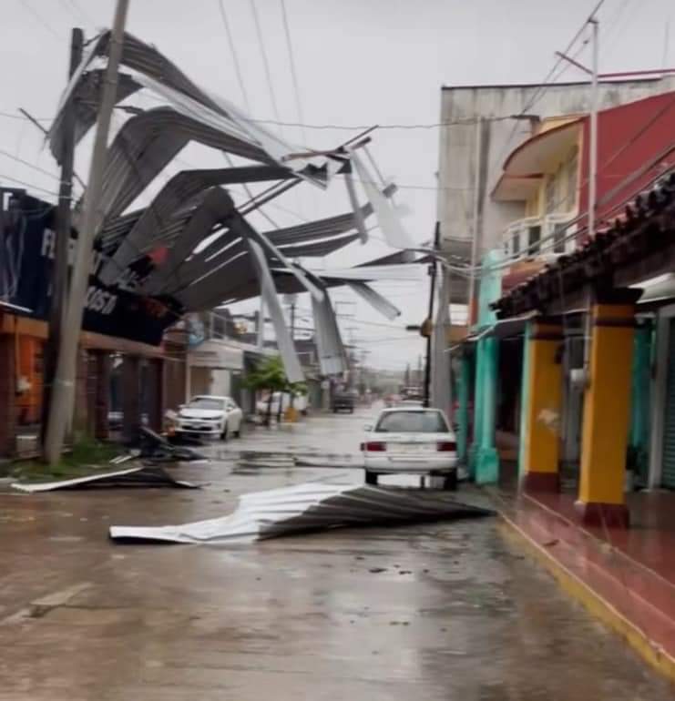 “John” causó sólo daños materiales en San Marcos