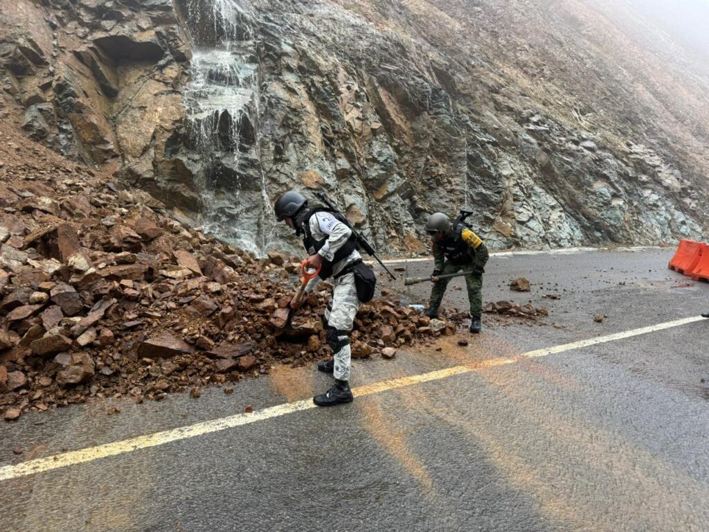 En Guerrero y Oaxaca, guardia nacional aplica Plan GN-A tras impacto del huracán John