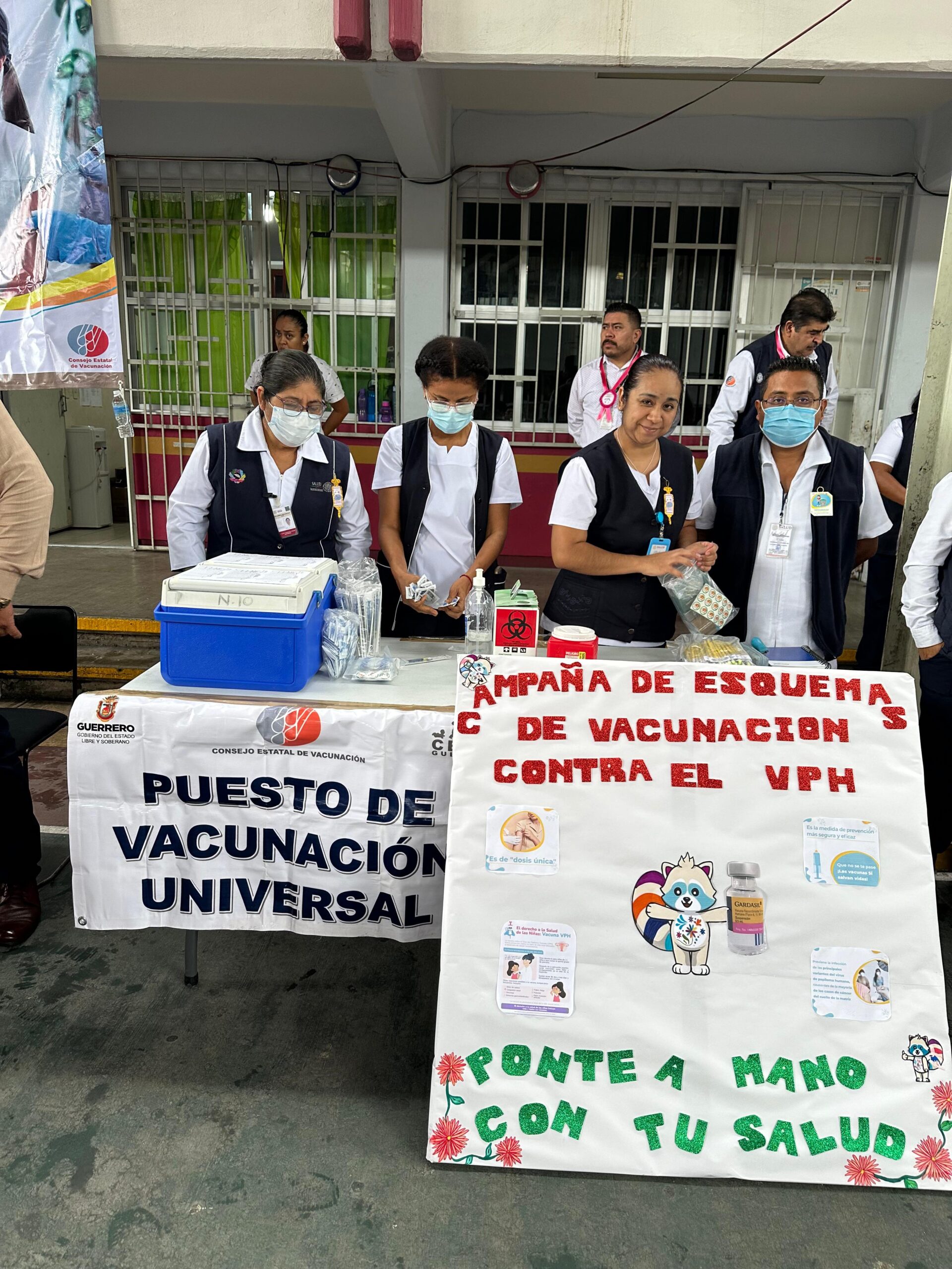 Instruye Evelyn Salgado Pineda reforzar la prevención del VPH con campaña de vacunación en Guerrero