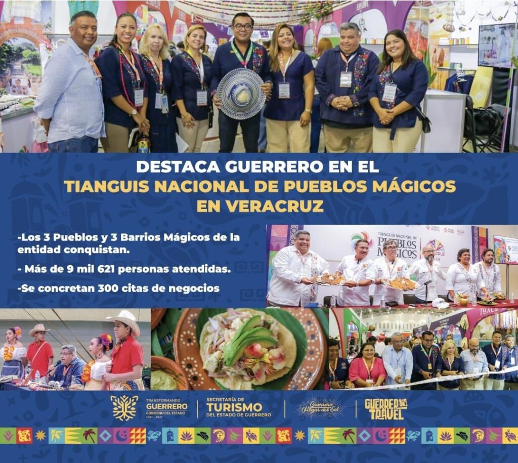 Logra Evelyn Salgado exitosa presencia de Guerrero en el Tianguis Nacional de Pueblos Mágicos celebrado en Veracruz