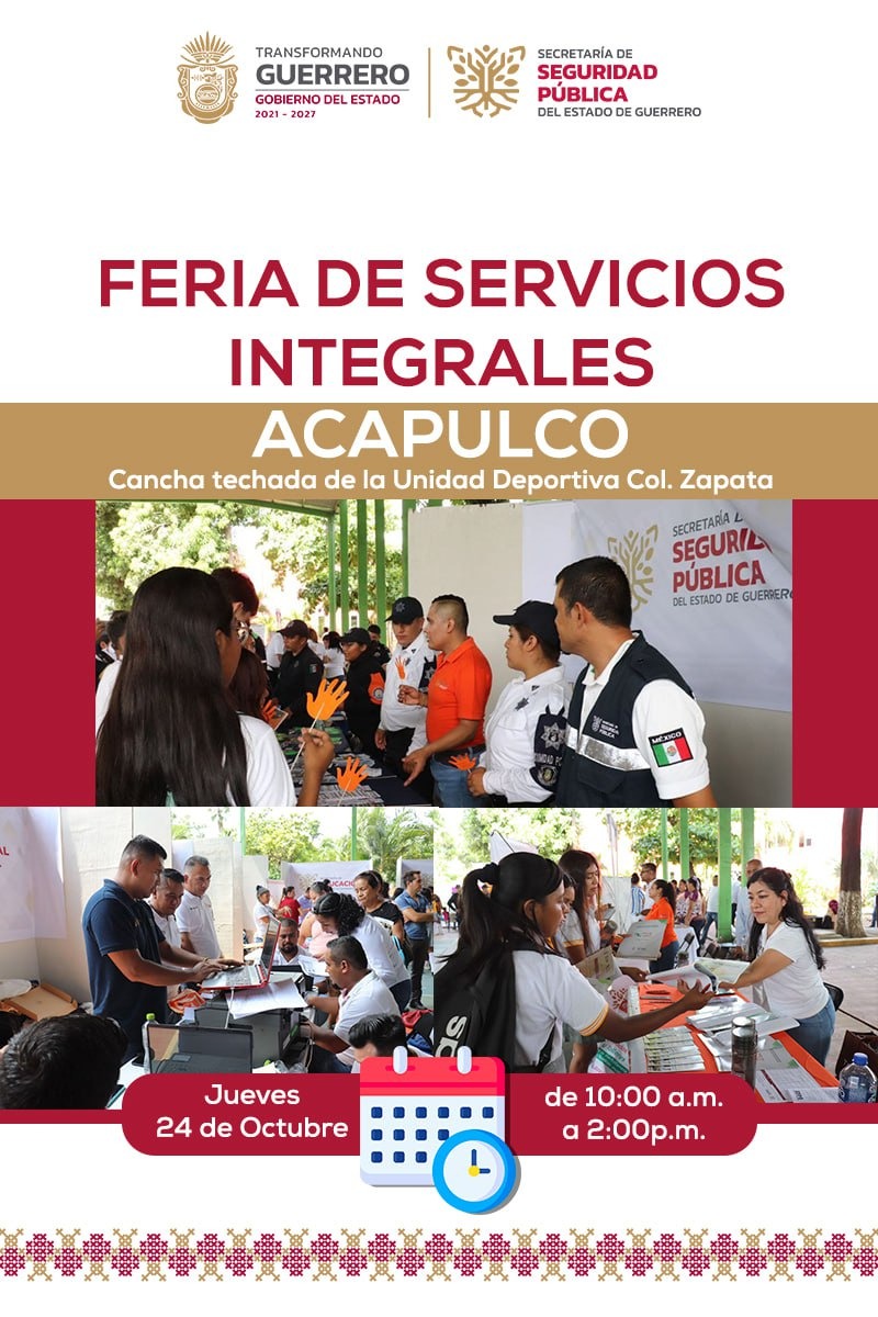 Invitan a Feria de Servicios Integrales en Acapulco