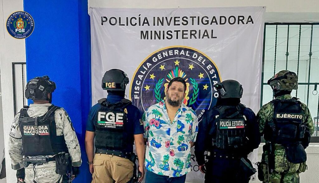 SSP Guerrero, FGE, SEDENA y GN detienen a objetivo prioritario en Acapulco en operativo interinstitucional