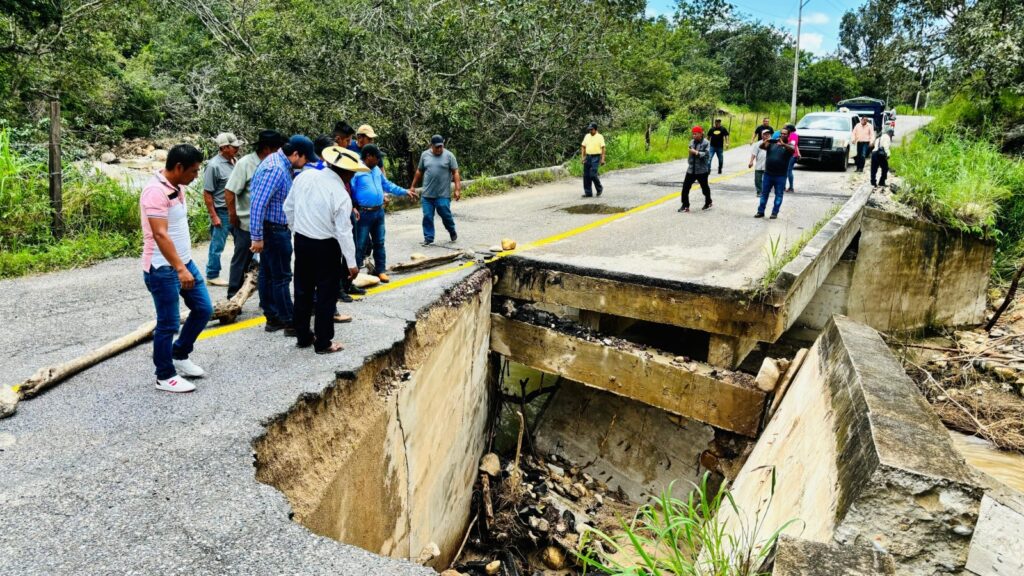 Continúa Cicaeg con la cuantificación de daños tras el paso del huracán John en la Sierra de Chilpancingo