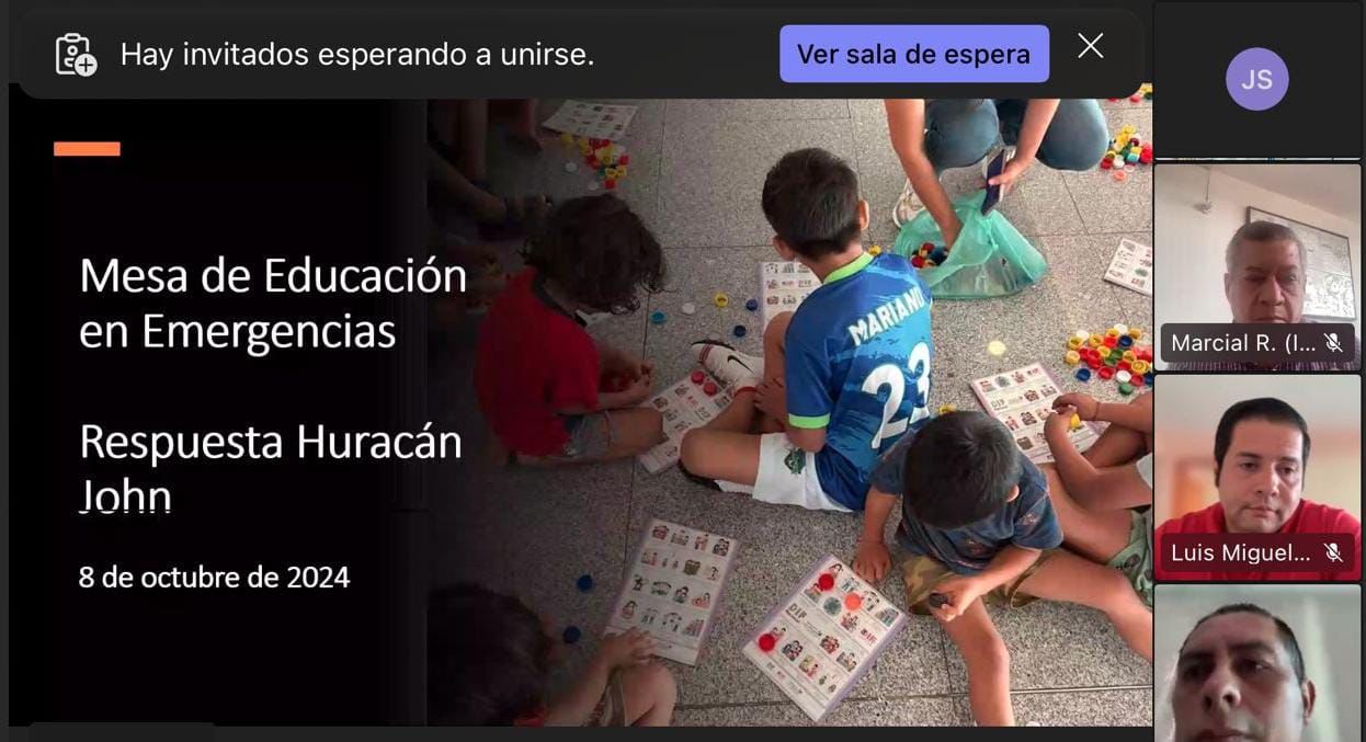 La SEG participó en reunión con organizaciones y fundaciones internacionales que apoyarán al sector educativo afectado