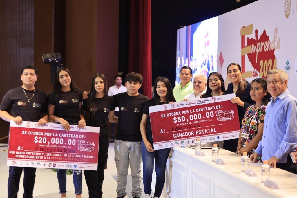 Celebra el gobierno de Guerrero el talento juvenil con la tercera edición del Concurso Emprende Edu 2024