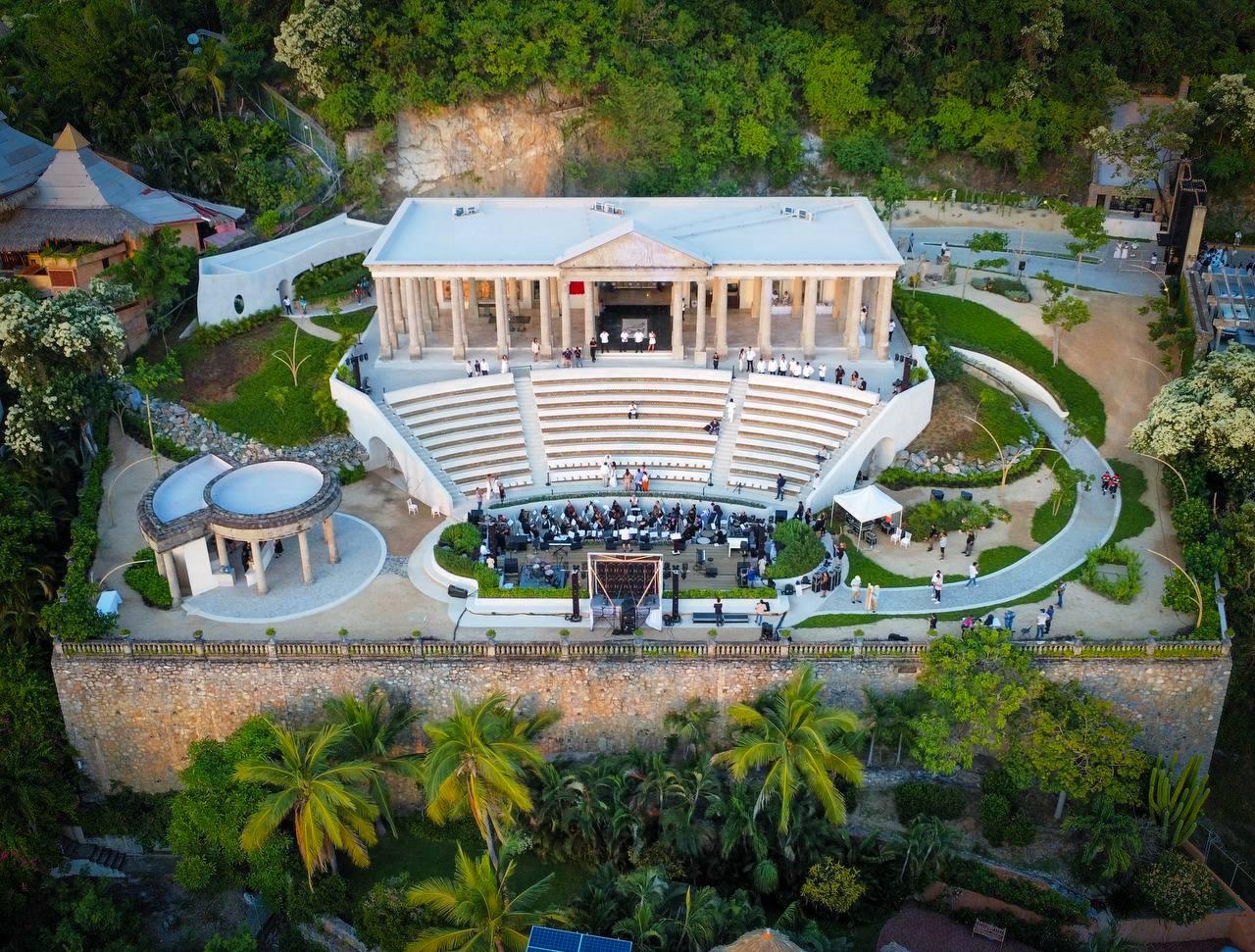 Inaugura la gobernadora Evelyn Salgado el recinto turístico y cultural El Partenón de Zihuatanejo