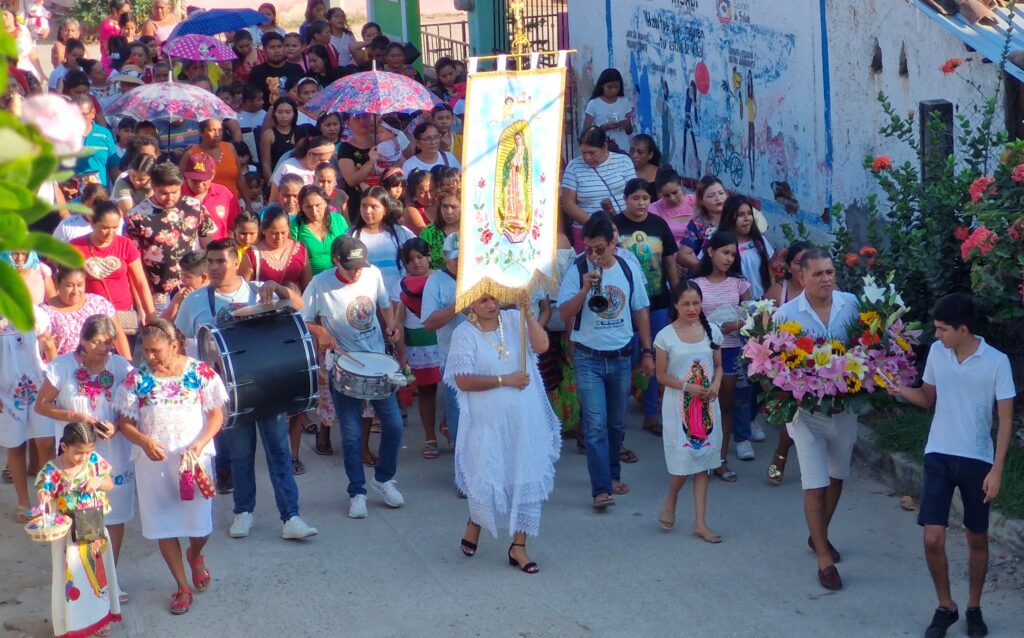 Inician peregrinaciones en El Suchil en honor a la Virgen de Guadalupe