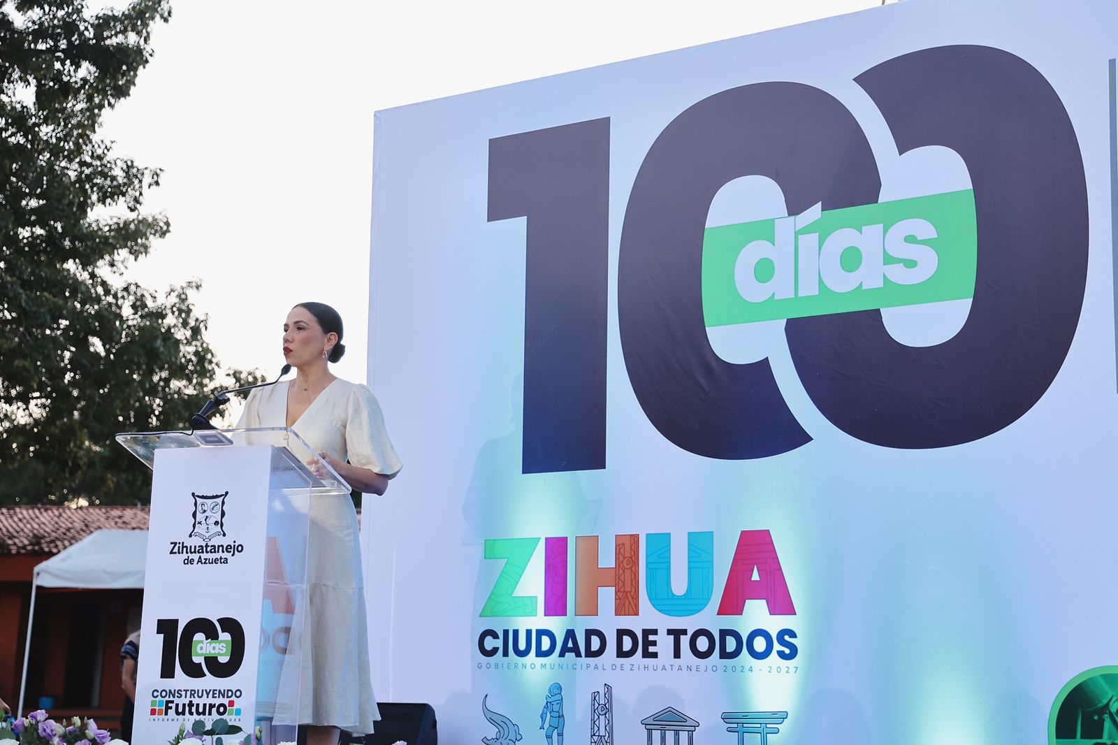 Presidenta Lizette Tapia Castro presentó contundente y realista informe de sus primeros 100 días de gobierno