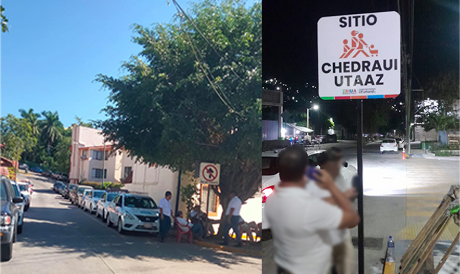 Taxistas de Zihuatanejo piden diálogo con la alcaldesa ante presuntas injusticias con transitos municipales y el retiro de lugares donde hacen sitio