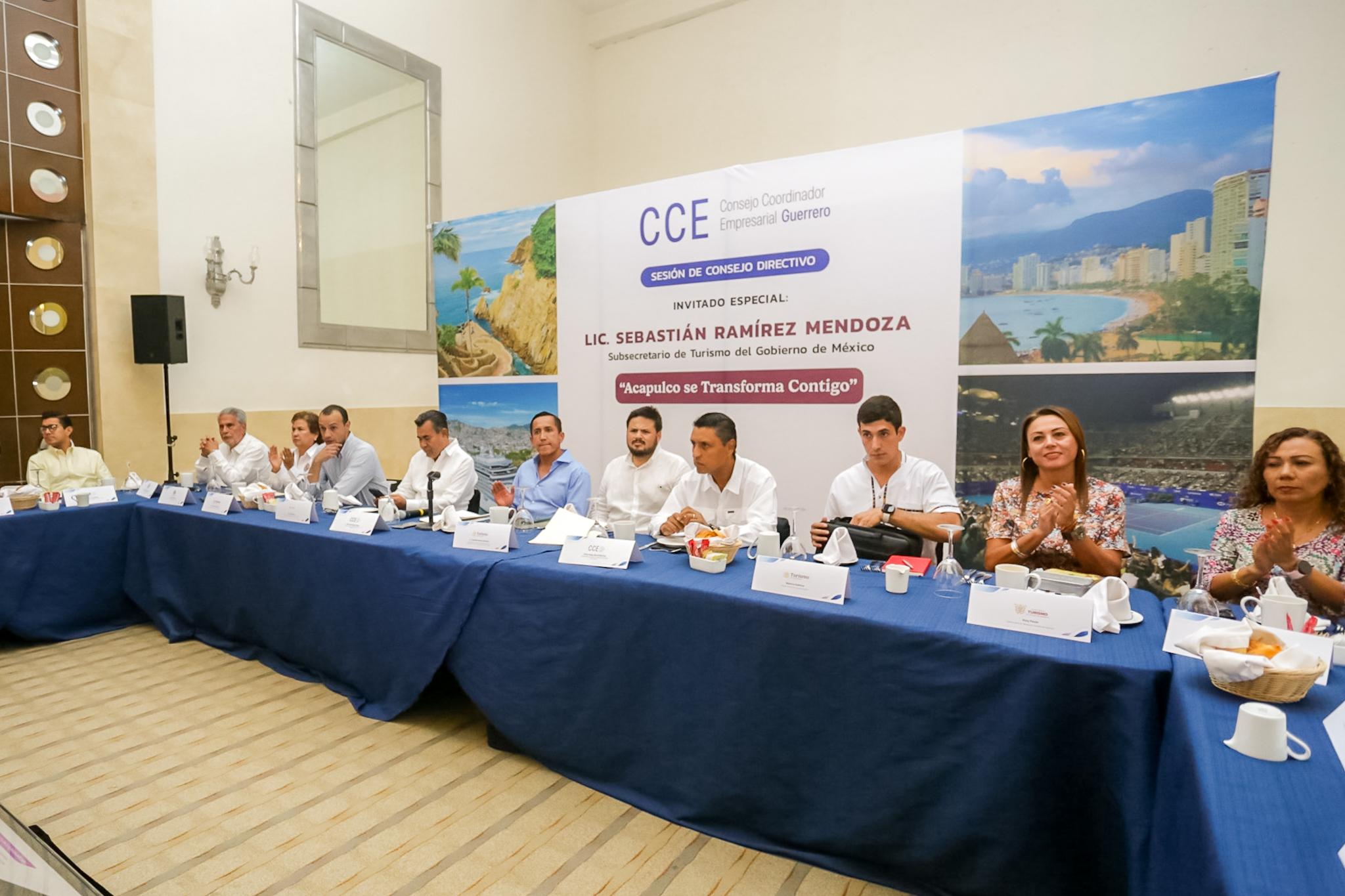 Sectur federal presenta acciones del proyecto en coordinación con Sectur estatal para fortalecer al puerto de Acapulco