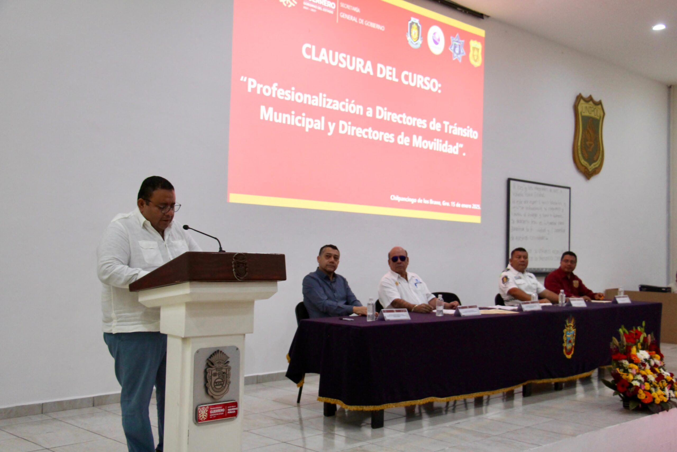 Subsecretario Francisco Rodríguez Cisneros clausura Cursos de Profesionalización para Directores de Tránsito y Movilidad