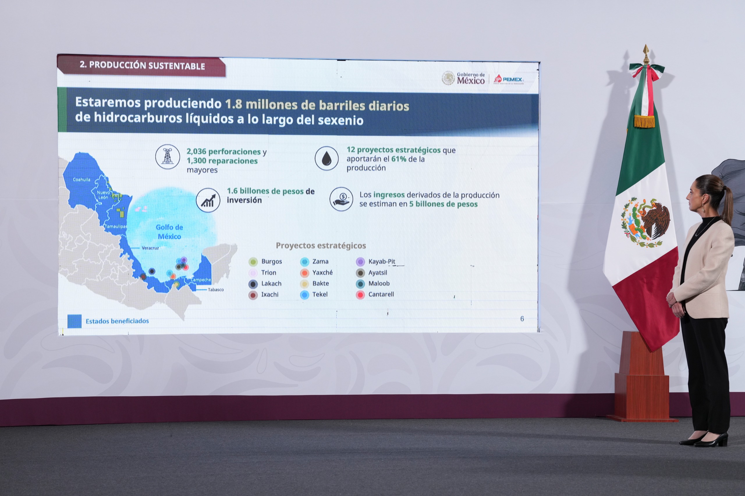 Claudia Sheinbaum presenta el Plan de Trabajo 2025-2030 de Pemex para garantizar la soberanía nacional