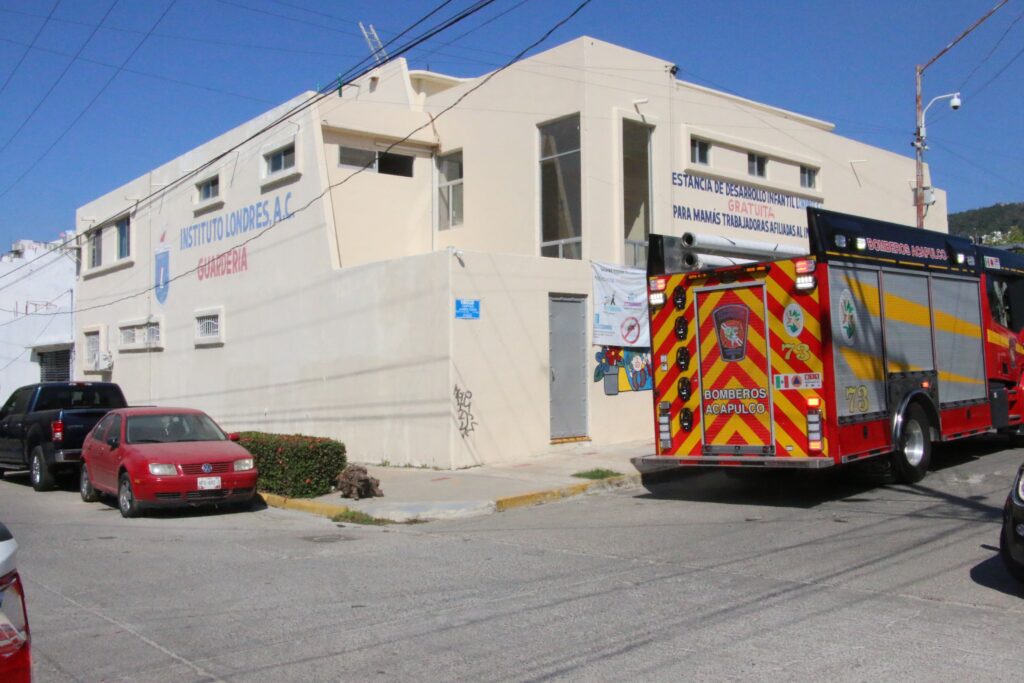 En Acapulco… Por conato incendio en guardería evacuaron a 127 menores