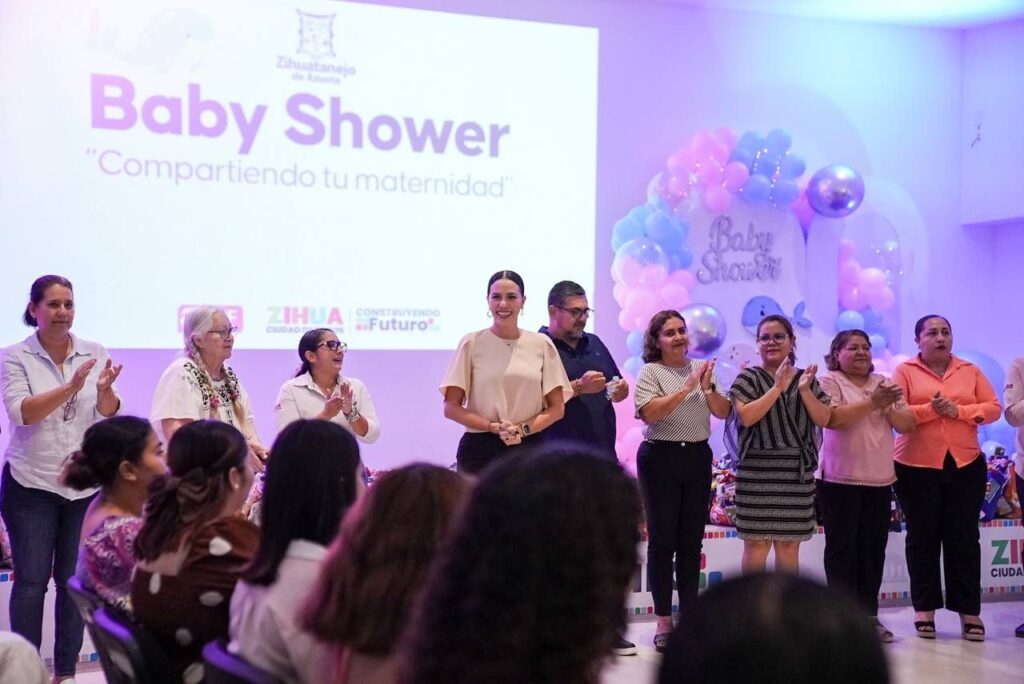 Baby Shower masivo para mujeres embarazadas en Zihuatanejo