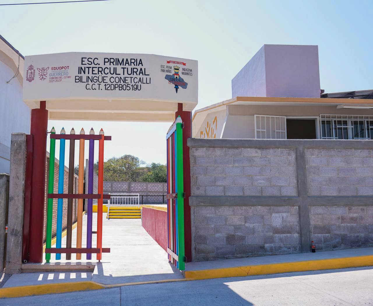 Dignifica Evelyn Salgado instalaciones de escuela primaria bilingüe en Chilpancingo