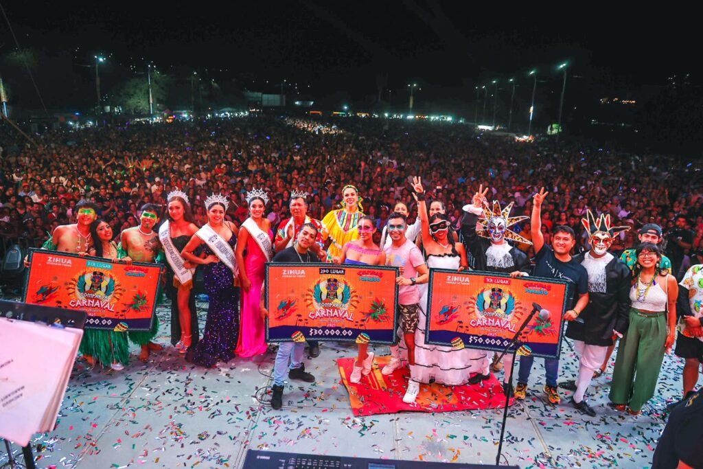 Espectacular cierre del Carnaval Ixtapa Zihuatanejo 2025 “Culturas del Mundo”