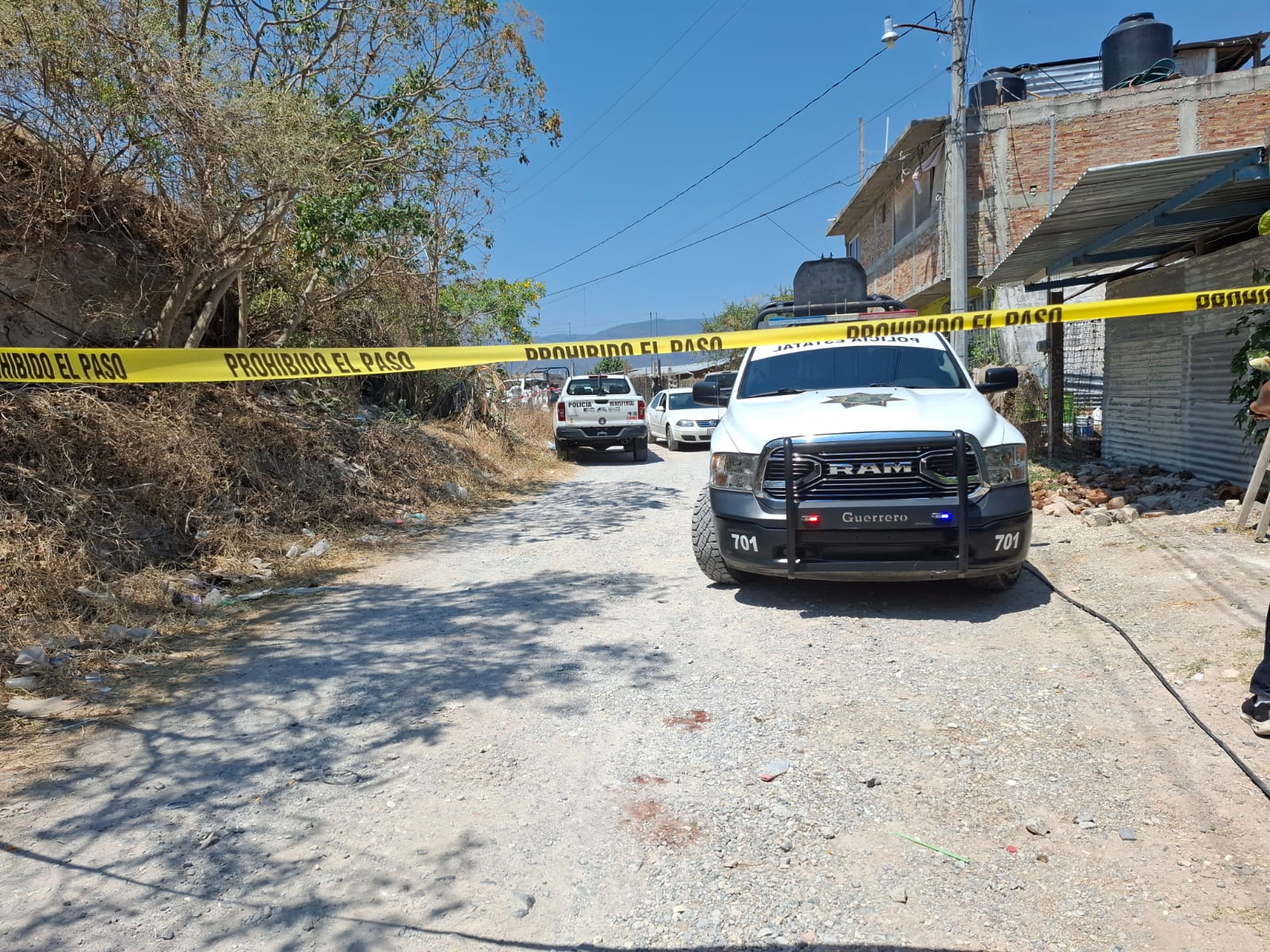 Ejecutan con tres balazos en la cabeza a joven, en Chilpancingo