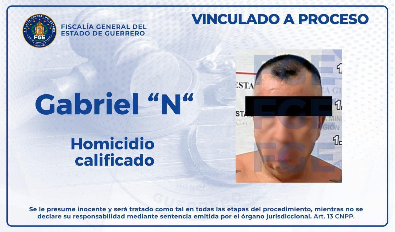 Vinculan a proceso a Gabriel “N” por homicidio en Acapulco