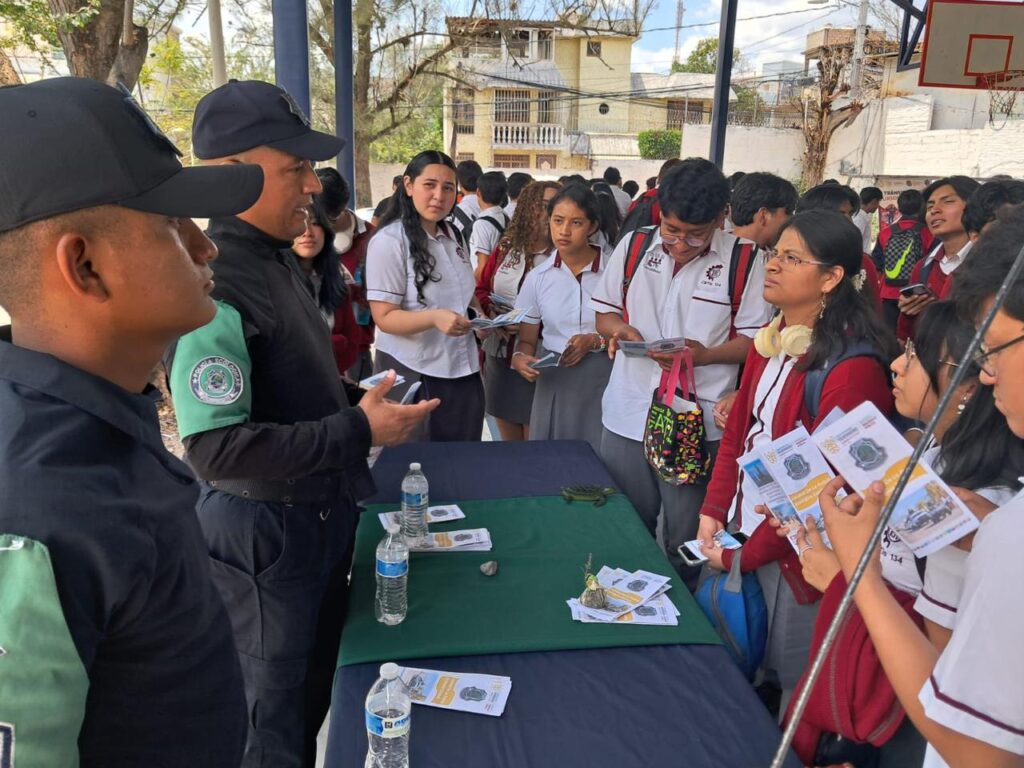 Promueve SSP Guerrero entornos escolares seguros a través de acciones preventivas en Chilpancingo
