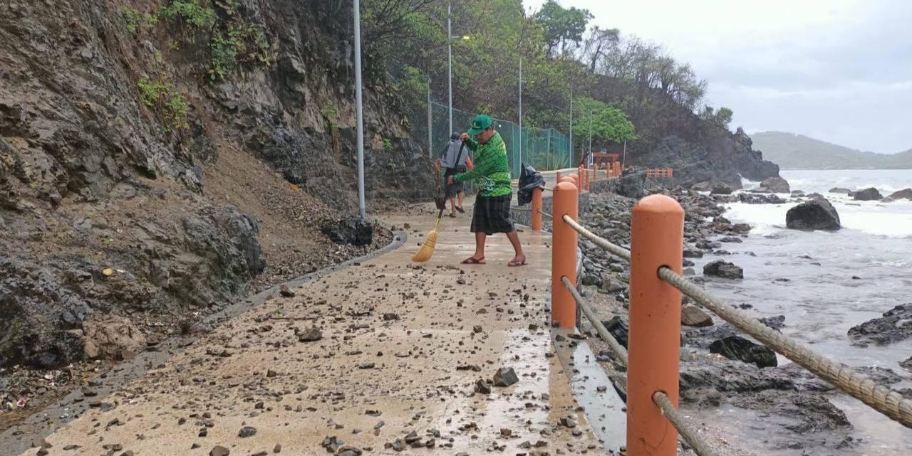 Gobierno de Lizette Tapia Castro mantuvo vigilancia durante las lluvias del fin de semana