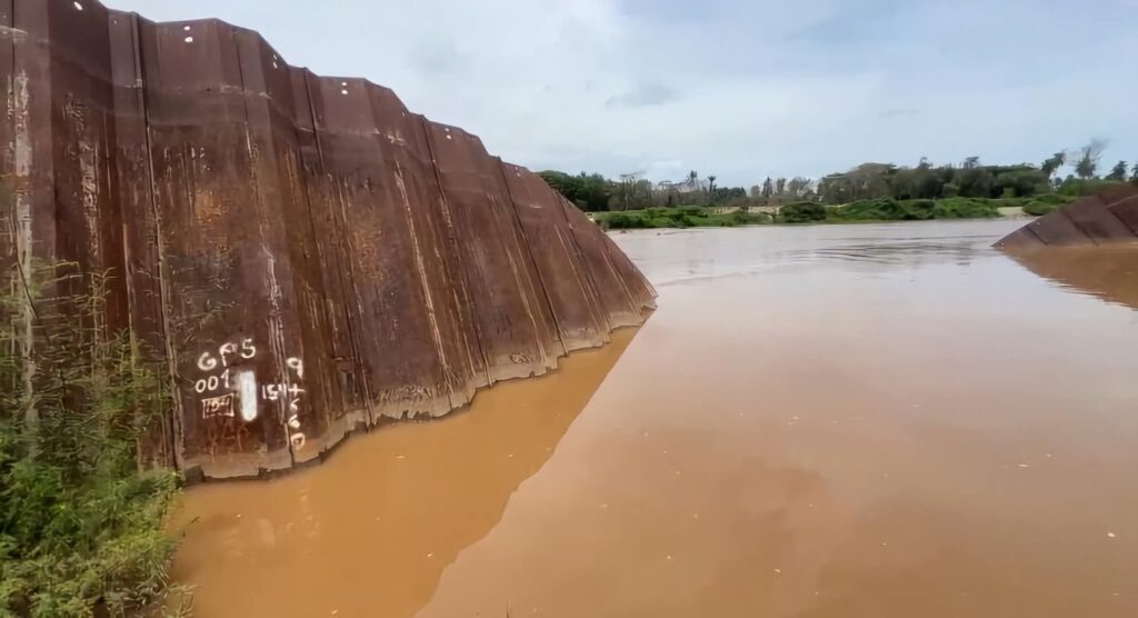 Riesgo de inundaciones en San Jerónimo por falta de mantenimiento en muro de contención