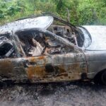 Incendian taxi con tres cuerpos, en Acapulco