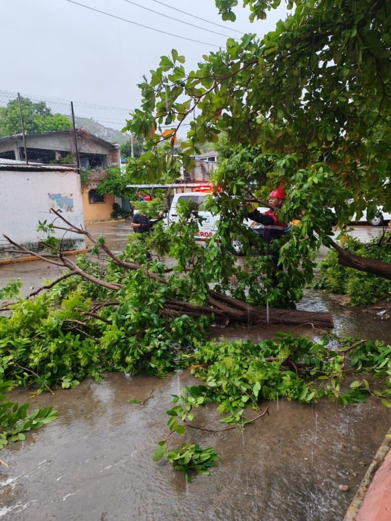 Lluvias por tormenta “Dalila” dejan afectaciones menores en Zihuatanejo