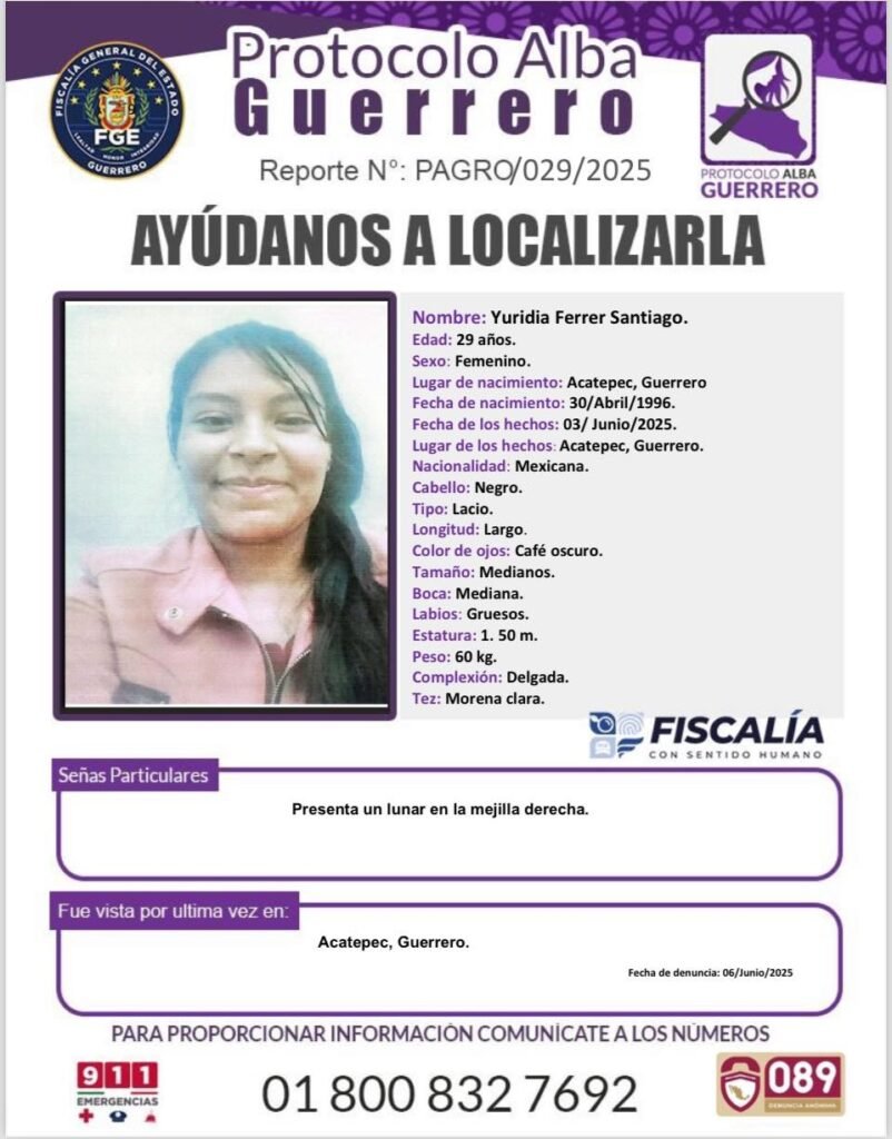 Hallan el cuerpo de Yuridia Ferrer Santiago en una fosa en Acatepec