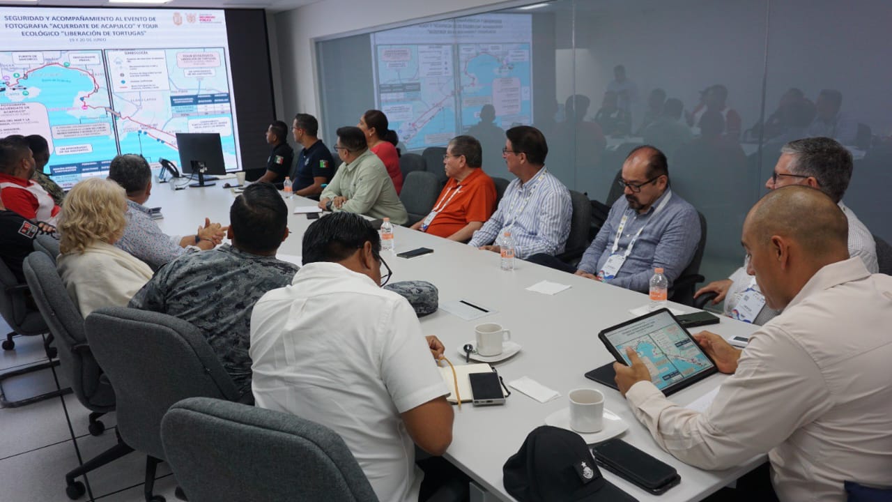 Alista Gobierno de Guerrero operativo especial de seguridad y atención interinstitucional para el Congreso Mexicano del Petróleo 2025 en Acapulco