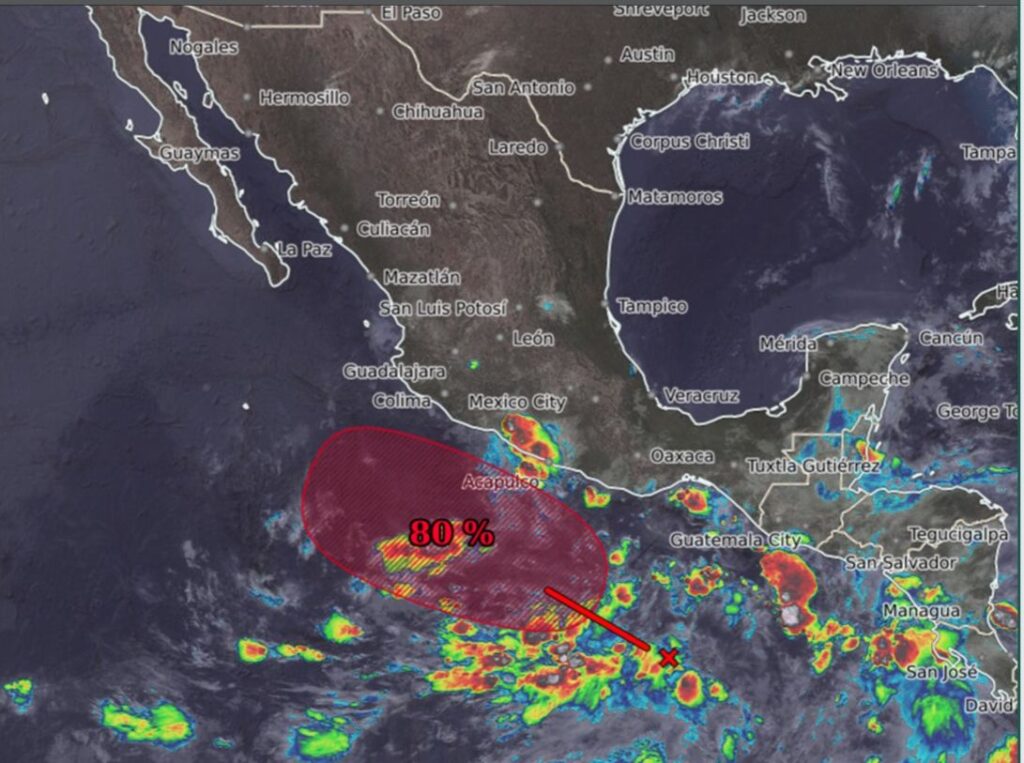 Zona de baja presión mantiene a Guerrero en zona de vigilancia