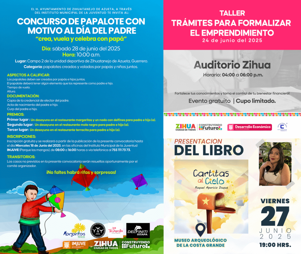 Lizette Tapia Castro dio a conocer las principales actividades para esta semana.
