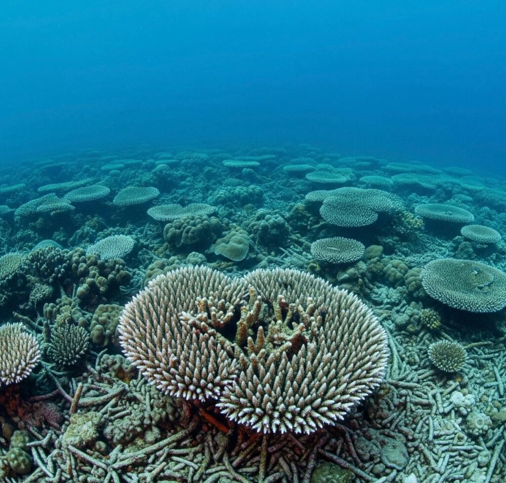 Solo el 7 % de corales permanecen vivos en Zihuatanejo