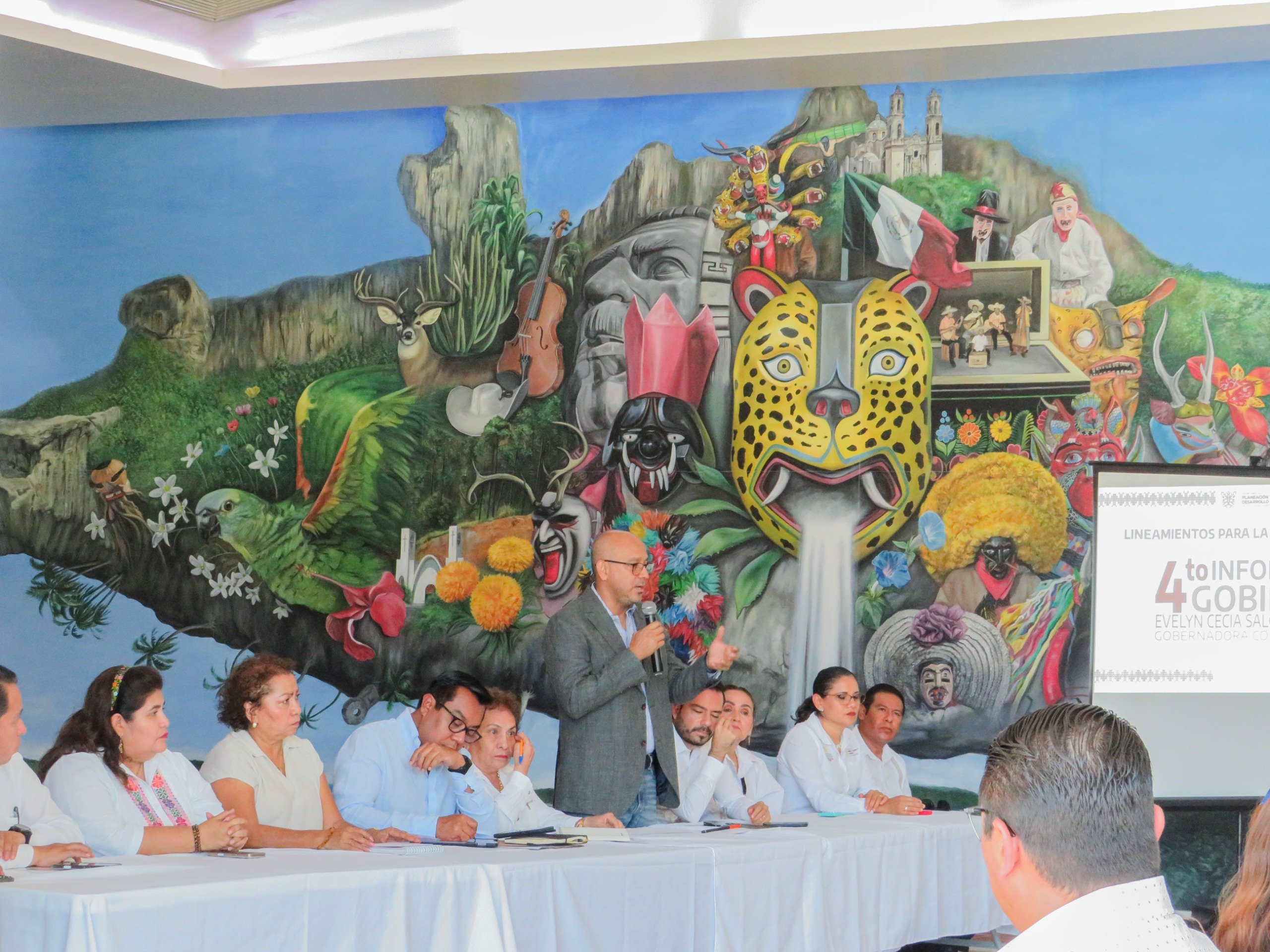 Inician los trabajos de coordinación para el Cuarto Informe de Gobierno de la gobernadora Evelyn Salgado Pineda
