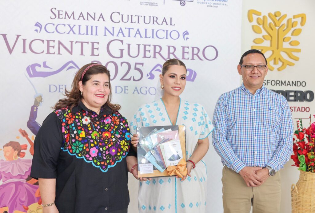 Anuncia Evelyn Salgado Semana Cultural “Vicente Guerrero” 2025 en Tixtla