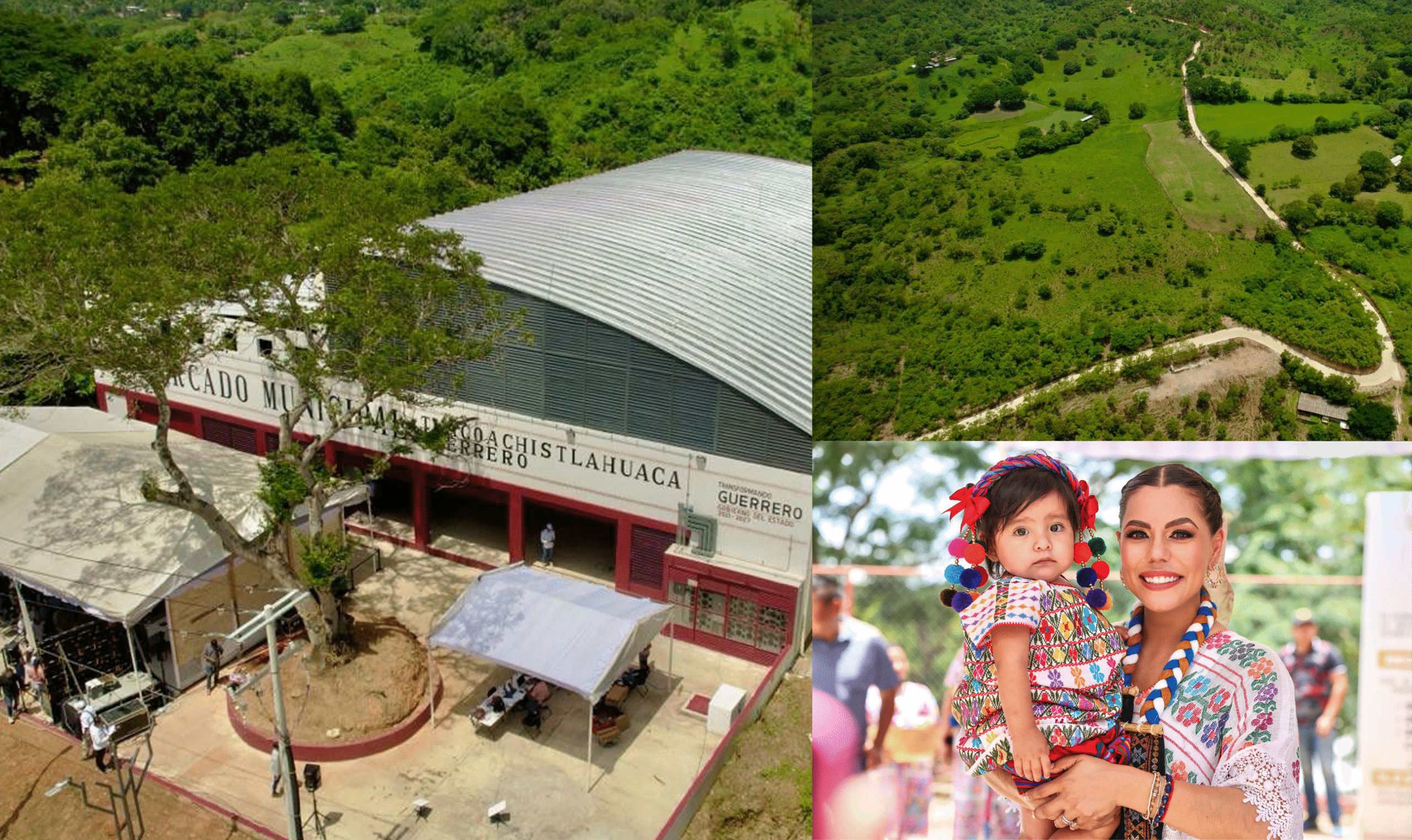 Evelyn Salgado inauguró caminos artesanales y un mercado para el desarrollo social y económico de Xochistlahuaca y Tlacoachistlahuaca