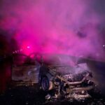 Hallan auto incendiado en carretera Acapulco–Zihuatanejo